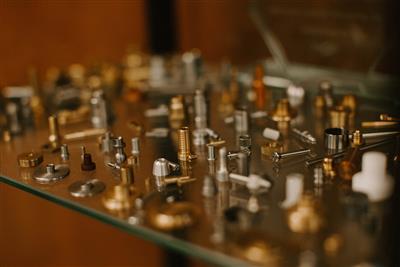 Custom precision machined parts displaying various complex geometries and tight tolerances