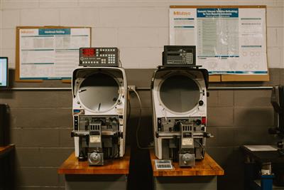 Microscope inspection for surface finish and dimensional verification