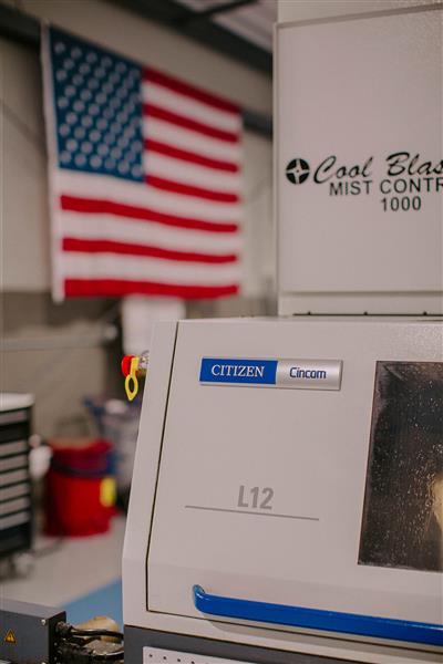 Swiss CNC Machine in action